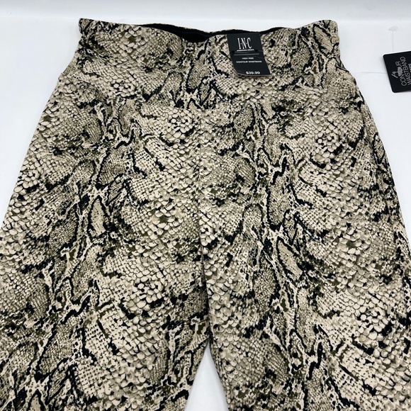 Inc Womens Snakeskin Leggings Shaping High Rise - Picture 6 of 7